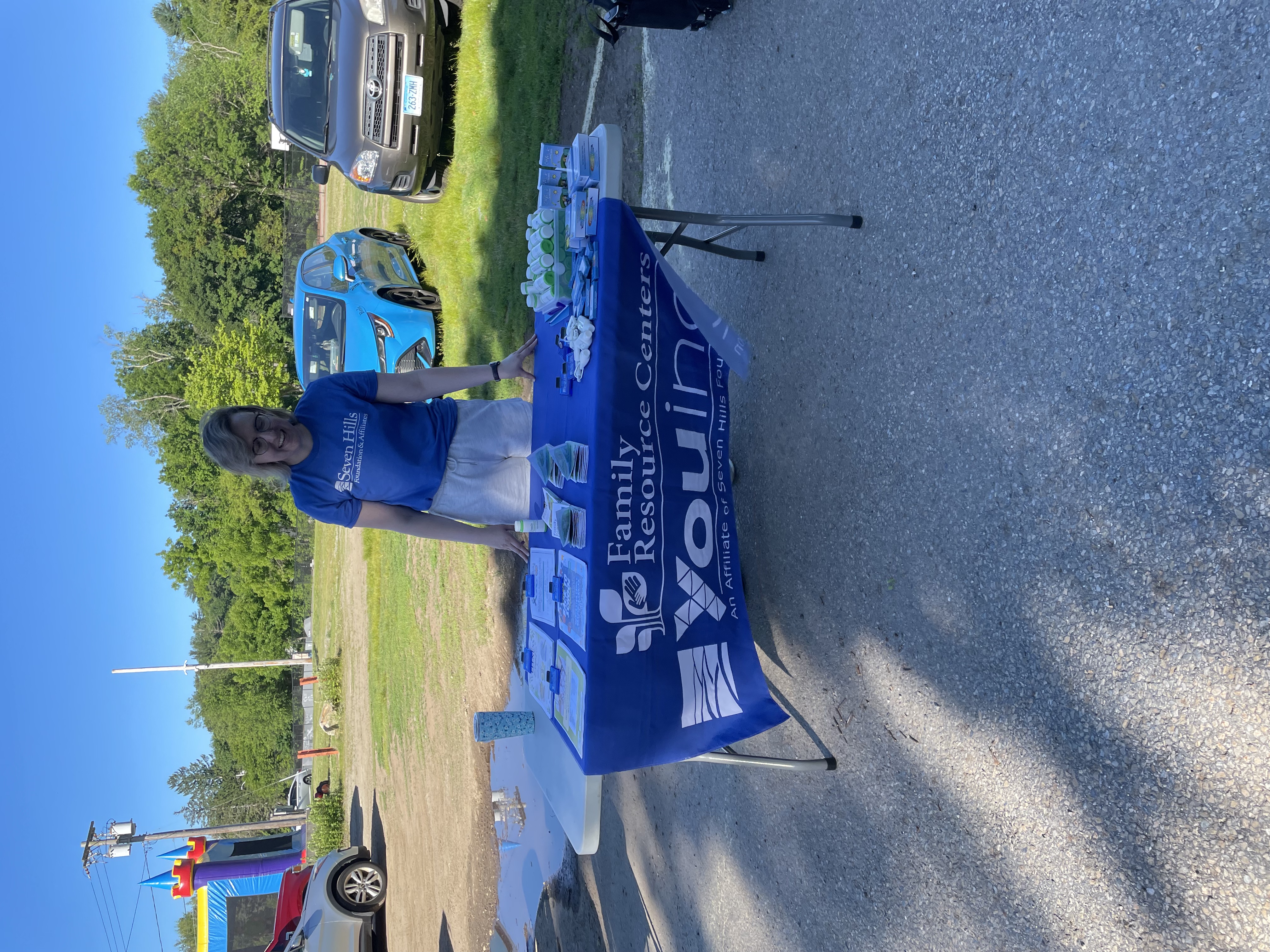 Seven Hills Family Resource Center booth